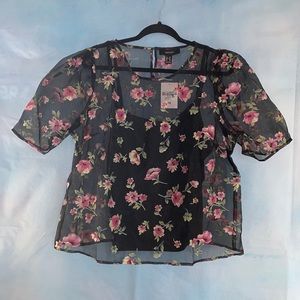 Floral Forever 21 Plus Top